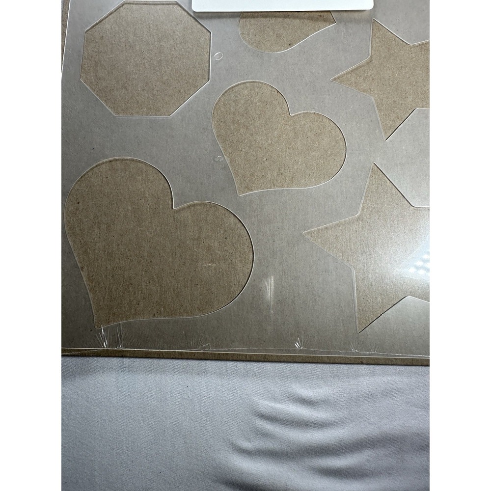 Creative Memories Template Designs Stars Hearts & Geometric Shapes